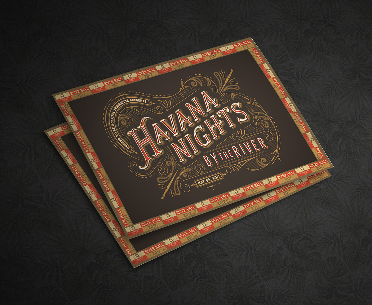 Havana Nights invitations