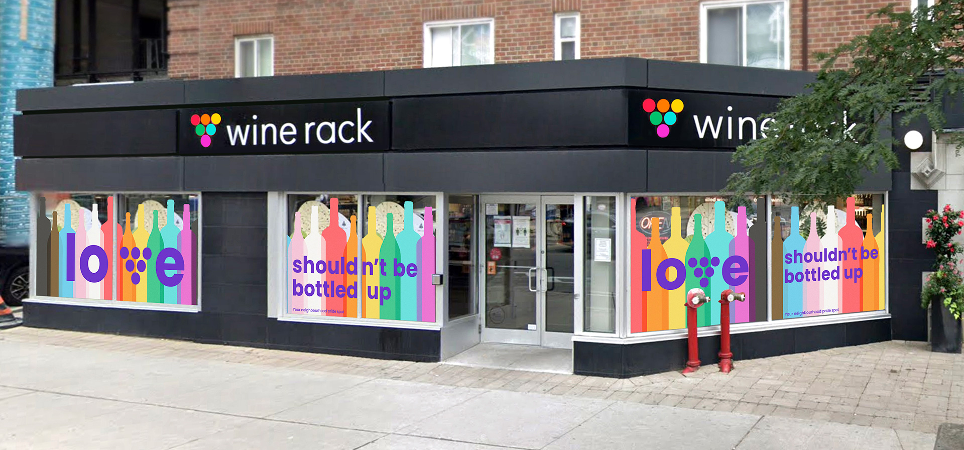 Retail Activation for Wine Rack PRIDE—Central Station