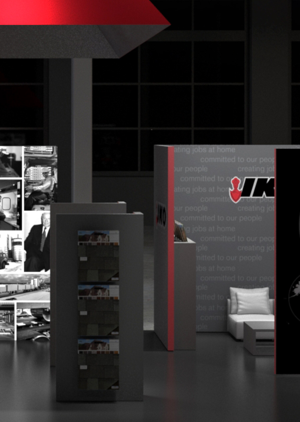 Tradeshow Booth Design for Our Roofing Client IKO - Central Station