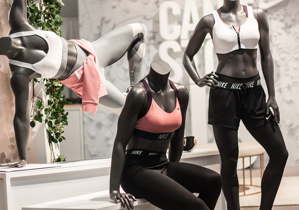 Merchandising Displays that Educate & Inspire for Nike BraHaus - Central Station